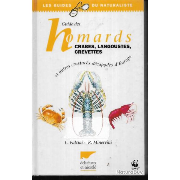 guide des homards , crabes, langoustes, crevettes et autres crustac�s d�capode d'europe