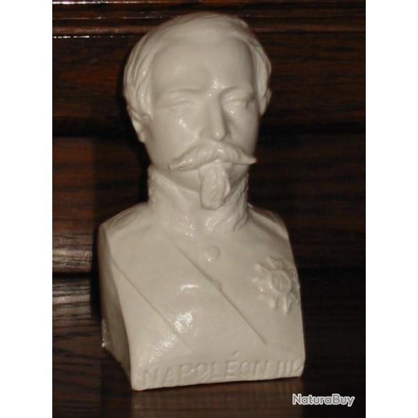 Buste de Napol�on III blanc