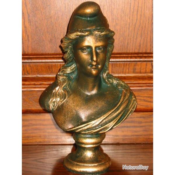 Buste de Marianne Fa�on bronze