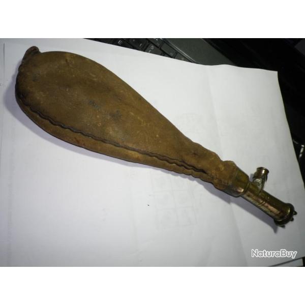 poire � plombs  de fusil 19eme