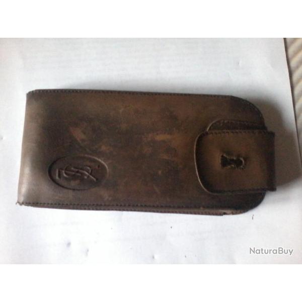 ancien tuit  lunette en cuir YSL