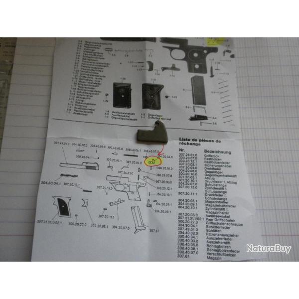 VENDU PAR CUIRASSIER11 PIECE  DE PISTOLET ALARME  TYPE SM / GECO