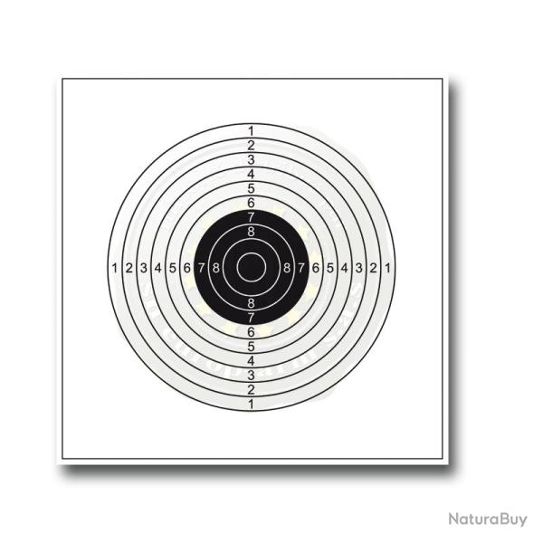 ( Cibles cartonnes 14 x 14 cm)Cibles cartonnes 14 x 14 cm