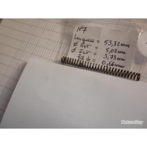 VENDU PAR CUIRASSIER11 N� 7 RESSORT BOUDIN  POUR  FUSILS  OU CARABINES ET  DIVERSES ARMES