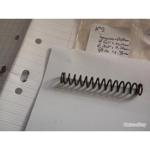 VENDU PAR CUIRASSIER11 N� 9 RESSORT BOUDIN  POUR  FUSILS  OU CARABINES ET  DIVERSES ARMES