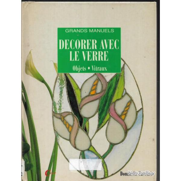 peinture sur verre et dcorer  le verre objets vitraux de donatella zaccaria lot de 2 livres