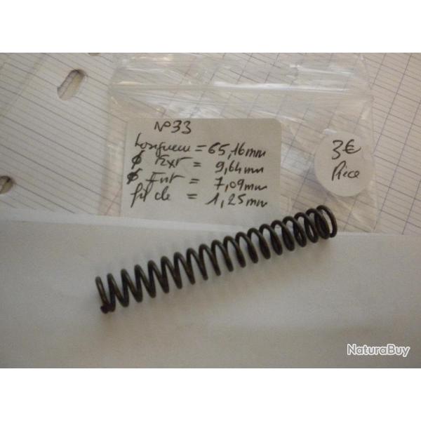 VENDU PAR CUIRASSIER11 N 33 RESSORT BOUDIN D'ARMURERIE POUR ARMES DIVERSES FUSILS ET CARABINES