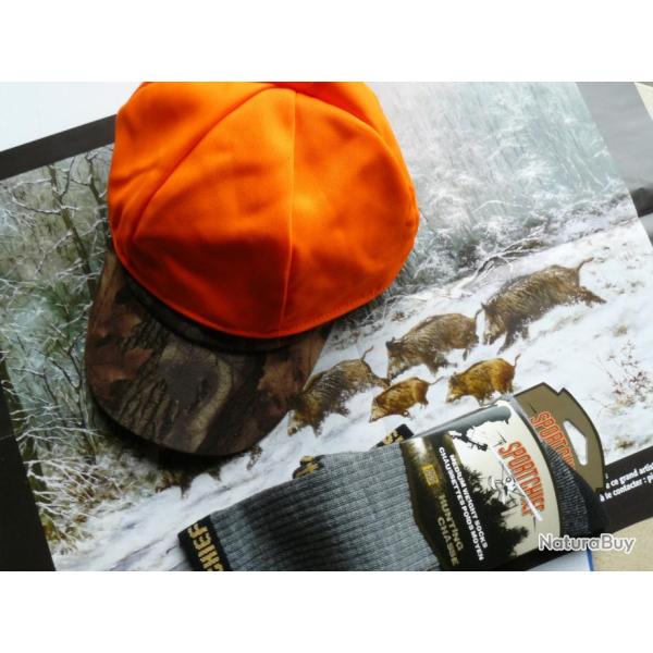 Lot  cadeau... Chaussettes + Casquette Sportchief...