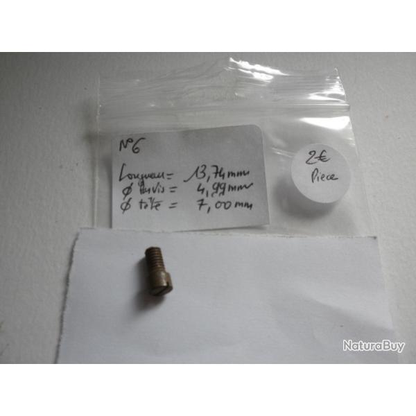 VENDU PAR CUIRASSIER11 N� 6 VIS D'ARMURERIE NEUVE