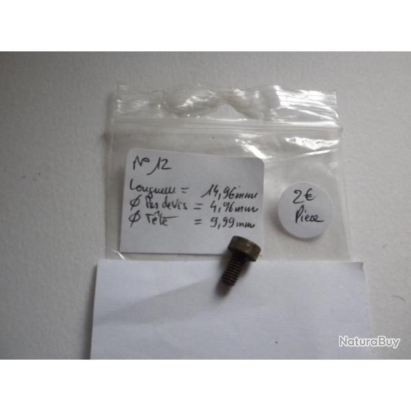 VENDU PAR CUIRASSIER11 N� 12 VIS D'ARMURERIE NEUVE