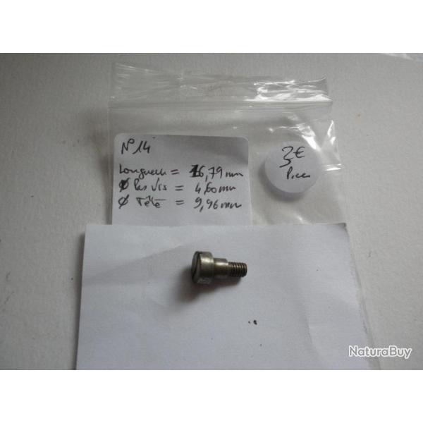 VENDU PAR CUIRASSIER11 N� 14 VIS D'ARMURERIE NEUVE