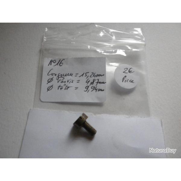 VENDU PAR CUIRASSIER11 N� 16 VIS D'ARMURERIE  POUR FUSILS  OU CARABINES ET  DIVERSES ARMES