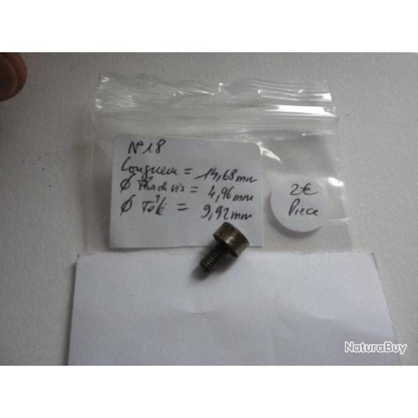 VENDU PAR CUIRASSIER11 N� 18 VIS  D'ARMURERIE  POUR FUSILS  OU CARABINES ET  DIVERSES ARMES