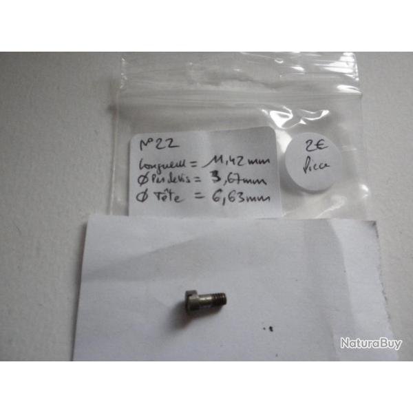 VENDU PAR CUIRASSIER11 N� 22 VIS  D'ARMURERIE  POUR FUSILS  OU CARABINES ET  DIVERSES ARMES