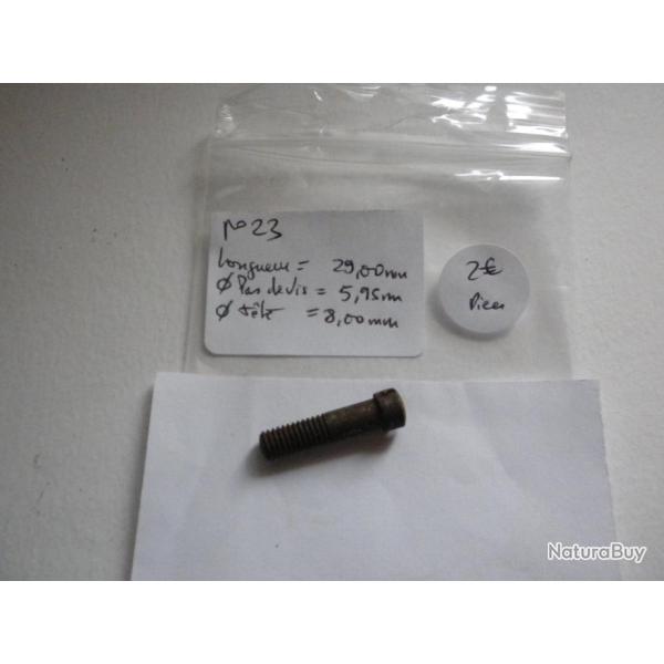 VENDU PAR CUIRASSIER11 N� 23 VIS  D'ARMURERIE  POUR FUSILS  OU CARABINES ET  DIVERSES ARMES