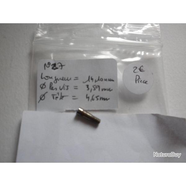 VENDU PAR CUIRASSIER11 N� 27 VIS  D'ARMURERIE  POUR FUSILS  OU CARABINES ET  DIVERSES ARMES