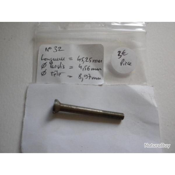 VENDU PAR CUIRASSIER11 N� 32 VIS NEUVE D'ARMURERIE POUR DIVERSES ARMES