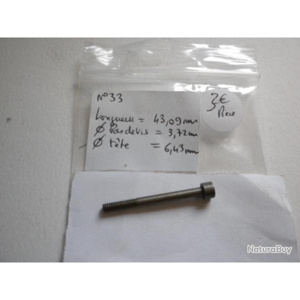 VENDU PAR CUIRASSIER11 N� 33 VIS NEUVE D'ARMURERIE POUR DIVERSES ARMES