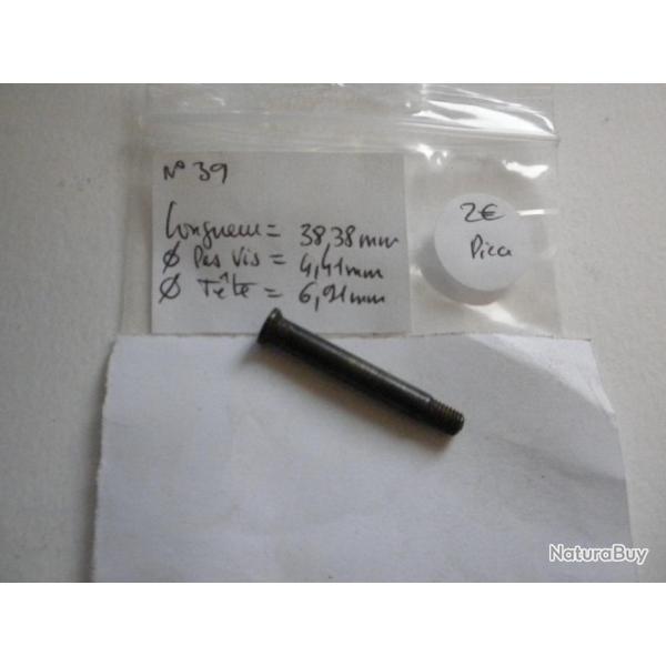 VENDU PAR CUIRASSIER11 N� 39 VIS NEUVE D'ARMURERIE POUR DIVERSES ARMES