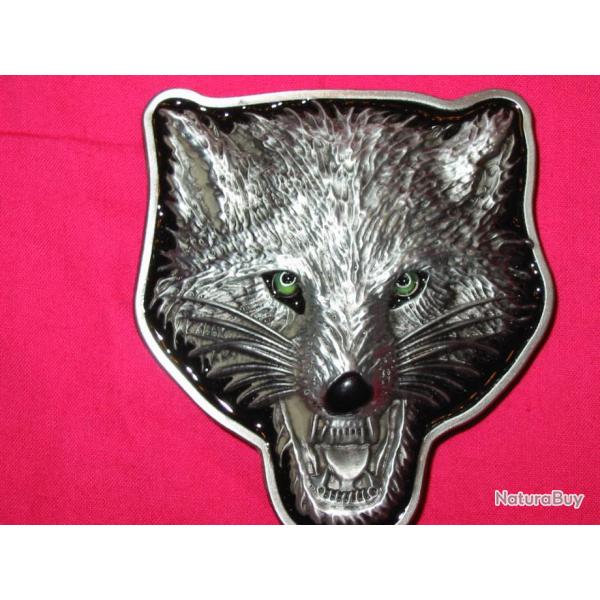 Boucle de Ceinturon T�te de loup