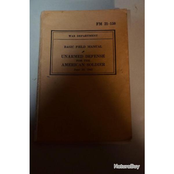 RARE FM 21-150 unarmed defense for the american soldier