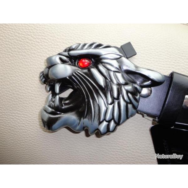 Boucle de Ceinturon Lion avec ceinture
