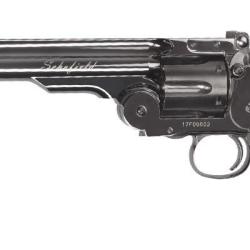 Revolver &agrave; plombs 4.5mm CO2 ASG Schofield - Canon 6'' (2,9 &agrave; 3 Joules) Gris