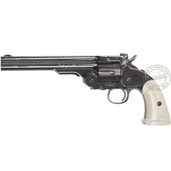 Revolver � plombs 4.5mm CO2 ASG Schofield - Canon 6'' (2,9 � 3 Joules) Gris