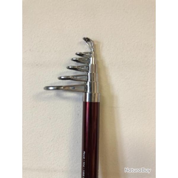 1  canne 3,50 m carbone 80 / 150 gr FULWAY sert p�che carnassier brochet sandre