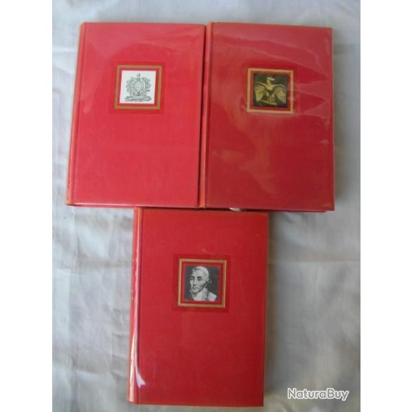 LOT DE 3 LIVRES HISTOIRE �POQUE NAPOL�ON "NAPOL�ON TRIBUNAL R�VOLUTIONNAIRE FOUCHE JOSEPH "