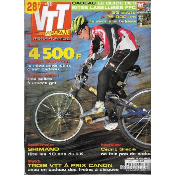 lot de 5 revues vtt de 1997  2009 , vlos , sport