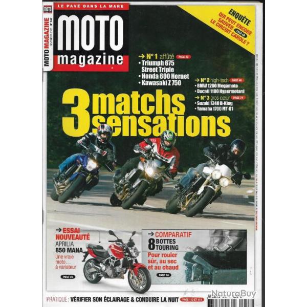 lot de 18 revues moto magazine de 2006-2007
