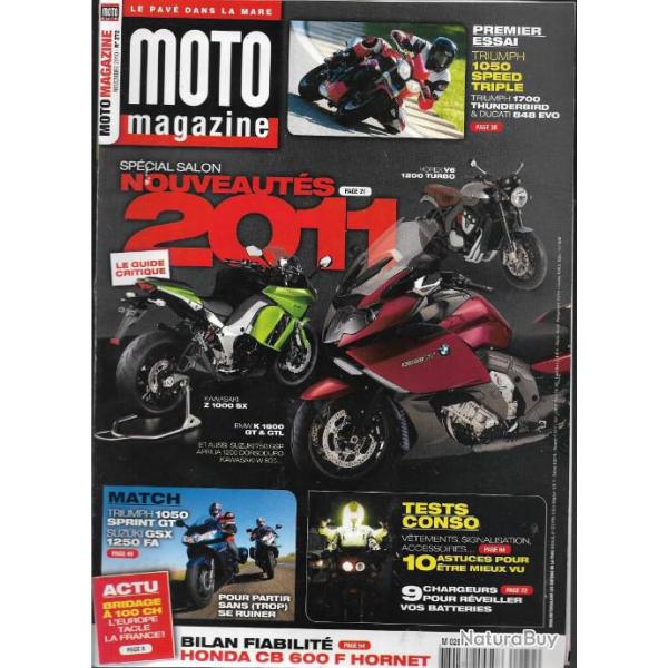 lot de 21 revues moto magazine de 2009 � 2010
