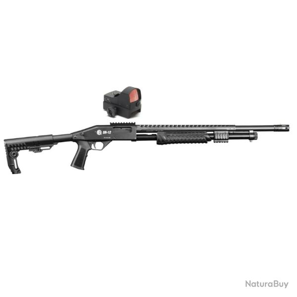 Fusil � Pompe Rossi SR12 Tactical + Point Rouge Tactique konus pro fission 2.0