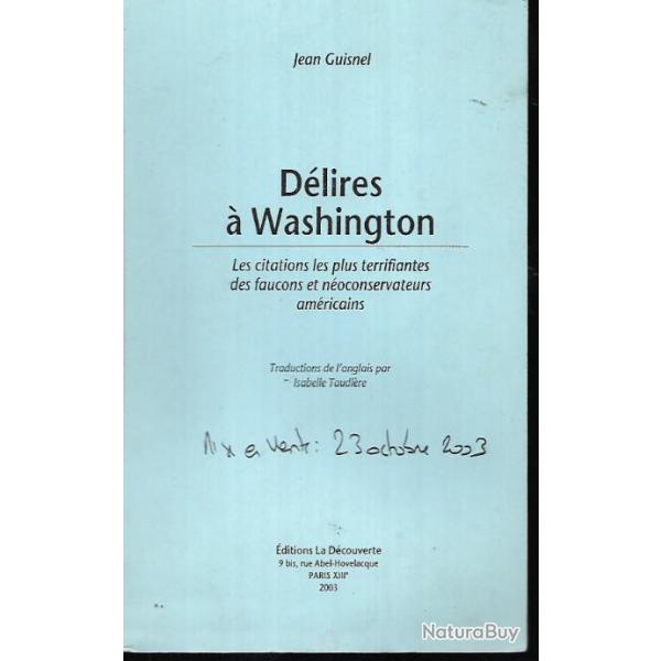D�lires � washington , les citations les plus terrifiantes des faucons et n�oconservateurs am�ricain