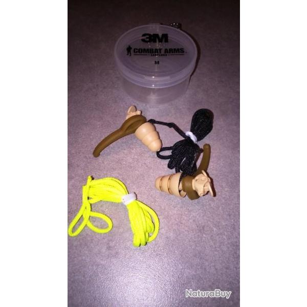 x10 PAIRES DE BOUCHONS ANTI BRUITS de marque 3M (neufs) lot de x10 paires combat arms 4.1