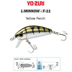 L-MINNOW F-11 YO-ZURI 33 mm / 3.5 g Yellow Perch