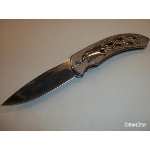 COUTEAU FERMANT DECOR "AIGLE IMPERIAL"