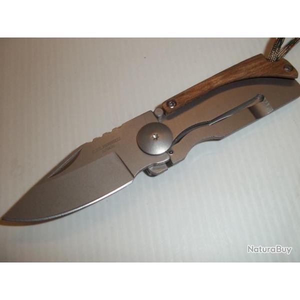 COUTEAU FERMANT "SQUELETTE ZEBRA" MARQUE HERBERTZ