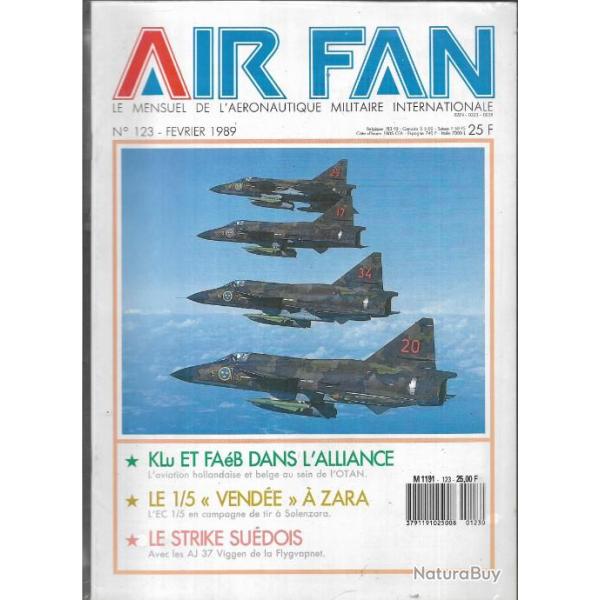 air fan 123. mensuel de l'a�ronautique militaire internationale aviation belge et hollandaise otan