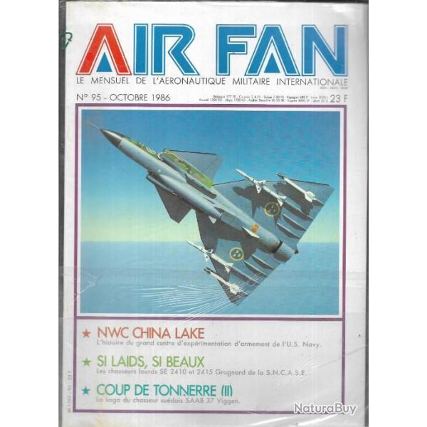 air fan n�95. mensuel de l'a�ronautique militaire internationale, chasseur su�dois , chasseurs lourd