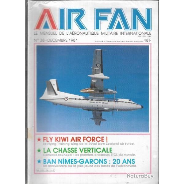 air fan 38. a�ronautique militaire internationale, chasse verticale , fly kiwi, ban nimes-garons