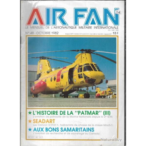 air fan n�48. a�ronautique militaire internationale, patmar 3, aviation de secours canada