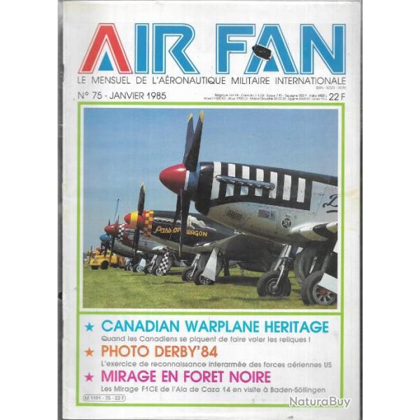 air fan 75 a�ronautique militaire internationale , mirage f1ce , canadian warplane heritage