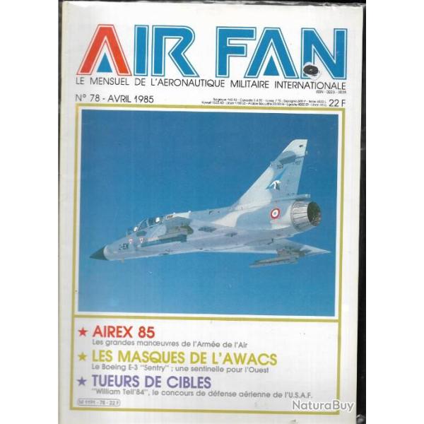 air fan 78 a�ronautique militaire internationale ,BOEING E-3 sentry ,william tell 84