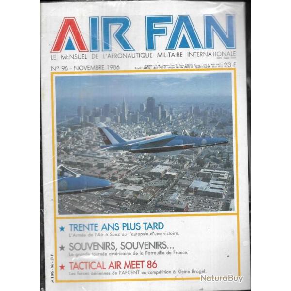 air fan 96.a�ronautique militaire internationale patrouille de france aux usa, arm�e de l'air � su