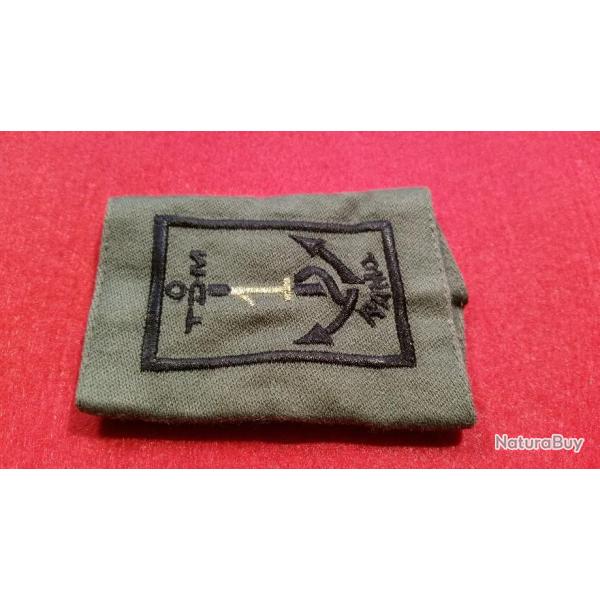 Fourreau d'�paule ( Batterie noire) du 1� R�giment d'artillerie de marine