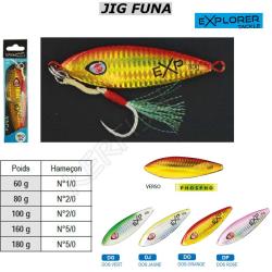 JIG FUNA EXPLORER TACKLE 60 g Dos Jaune