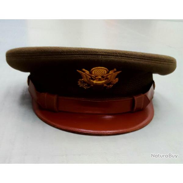 Casquette d'officier pilote U.S.A.F  � 50 missions � fabriqu�e par BERKSHIRE ? Original WW II