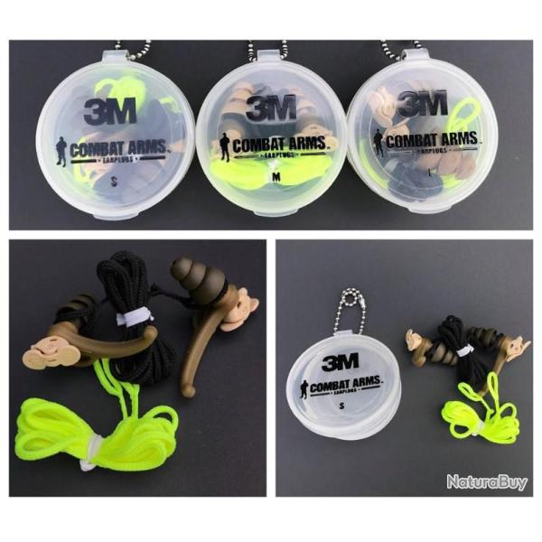 20 PAIRES DE BOUCHONS ANTI BRUITS de marque 3M (neufs) lot de x20 paires combat arms 4.1 new